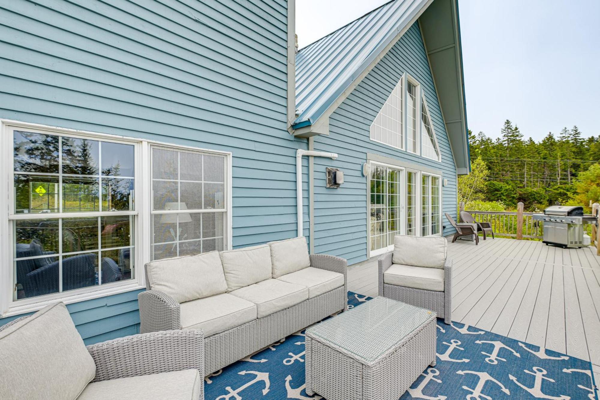 Coastal Maine Home With Deck 4 Mi To Acadia Trails! Bernard Exterior foto